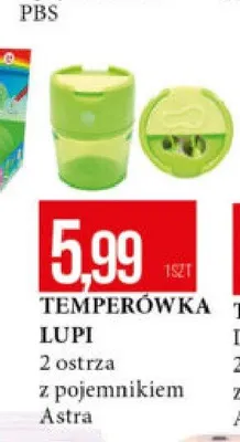 Temperówka Lupi Astra z pojemnikiem promocja w Leclerc