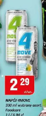 Napój izotoniczny 4Move promocja w Chorten