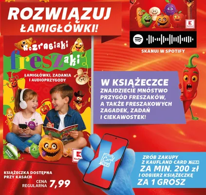 Książeczka Rozrabiaki Freszaki promocja w Kaufland