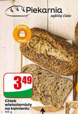 Chleb wieloziarnisty na kamieniu promocja w Dino