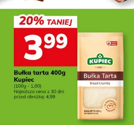 Bułka tarta Kupiec promocja w Hitpol