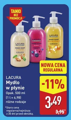 Mydło w płynie Berry Lacura promocja w Aldi