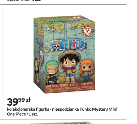 Figurka kolekcjonerska niespodzianka Funko Mystery Mini One Piece promocja w Empik