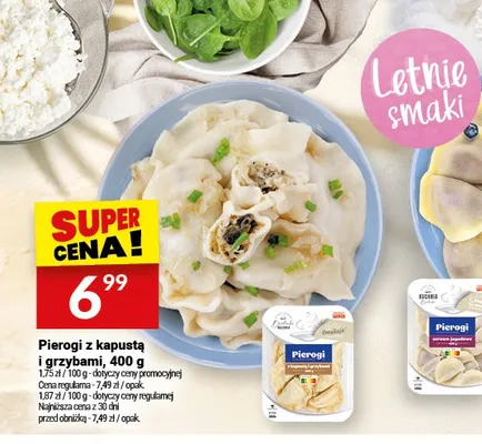 Pierogi z kapustą i grzybami Białecki Kuchnia promocja w Twój Market