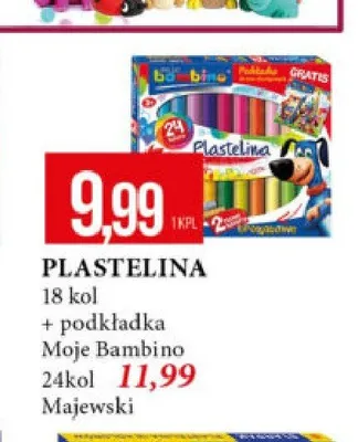 Plastelina Majewski 24 kol promocja w Leclerc