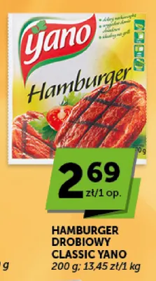 Hamburger drobiowy Classic Yano promocja w Groszek