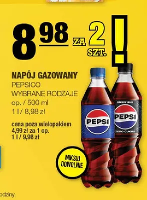Napój gazowany Pepsi Zero Cukru promocja w SPAR