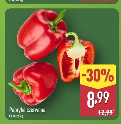 Papryka czerwona promocja w Aldi