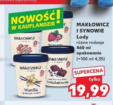 Lody Czekoladowe Makłowicz i Synowie promocja w Kaufland