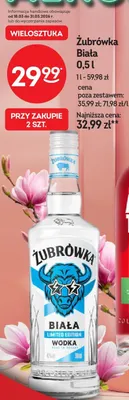 Wódka Biała promocja w Żabka