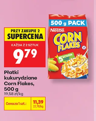 Płatki kukurydziane Corn Flakes Nestlé promocja w Biedronka