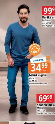 T-shirt męski Moraj promocja w Leclerc