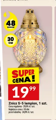 Znicz S-5 lampion promocja w Twój Market