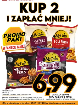 Frytki McCain Western promocja w Kupiec