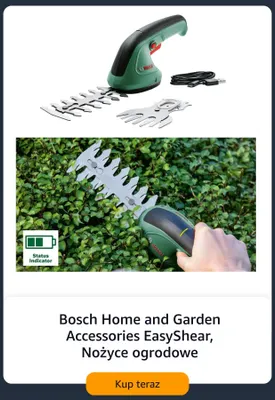 Nożyce ogrodowe Bosch Home and Garden Accessories EasyShear promocja w Amazon