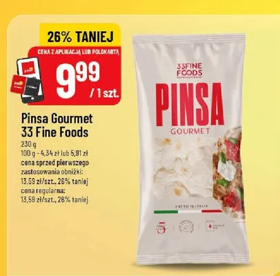 Sól Pinsa Gourmet 33 Fine Foods promocja w POLOmarket