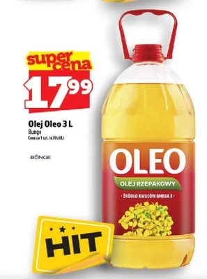 Olej Oleo promocja w TOPAZ