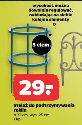 Stelaż do podtrzymywania roślin promocja w Netto