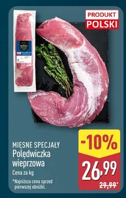Polędwiczka wieprzowa Mięsne Specjały promocja w Aldi