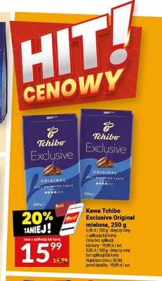 Kawa mielona Tchibo Exclusive Original promocja w Twój Market