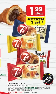 Croissant 7 Day's promocja w Top Market