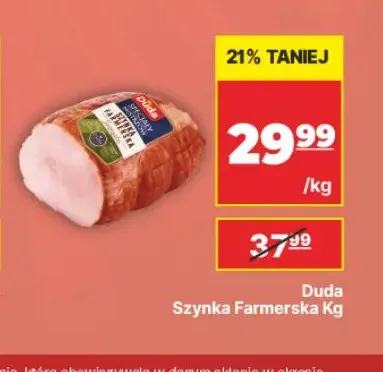 Szynka farmerska Duda promocja w API Market