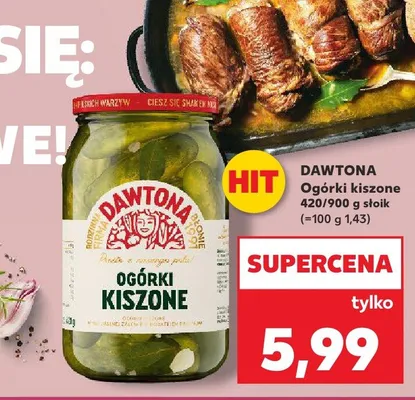 Ogórki kiszone promocja w Kaufland