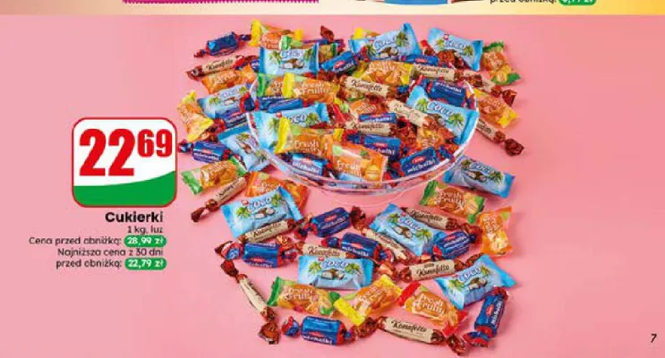 Cukierki luz promocja w Dino