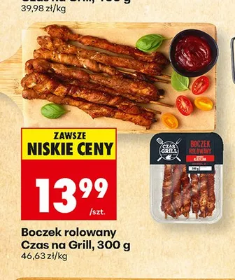 Boczek rolowany Czas na Grill promocja w Biedronka