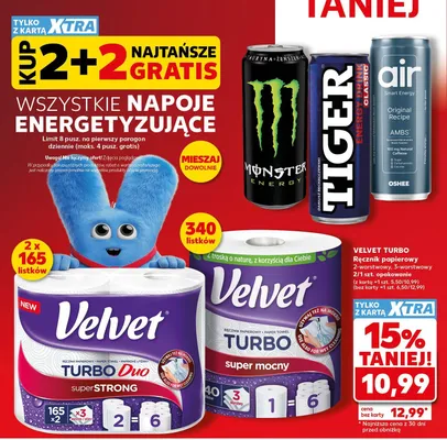 Napoje energetyzujące Monster Energy promocja w Kaufland