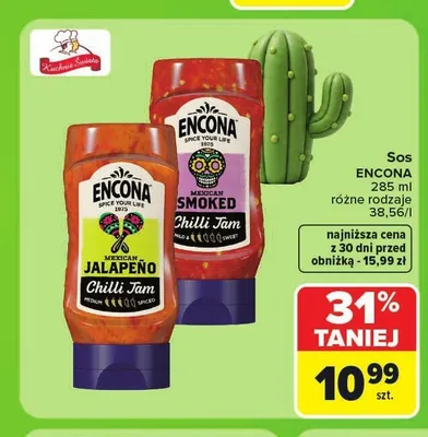 Sos Encona Jalapeno promocja w Carrefour Market