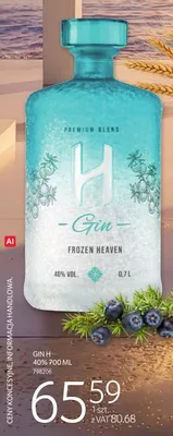 Gin H promocja w Selgros