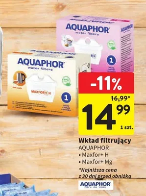 Wkład filtrujący Maxfor+ H promocja w Intermarche