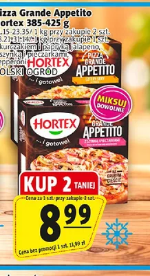Pizza Grande Appetito Hortex z kurczakiem i papryką jalapeno promocja w Prim Market