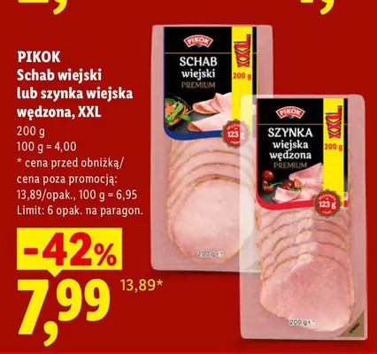 Schab wiejski Pikok XXL promocja w Lidl