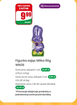 Figurka zając Goplana promocja w Dino