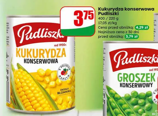 Groszek konserwowy promocja w Dino