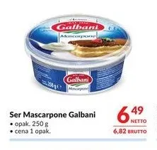 Ser Mascarpone Galbani promocja w Makro