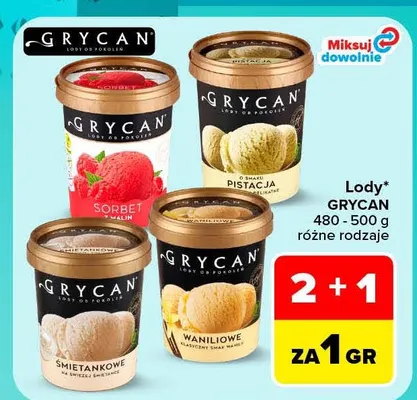 Lody Grycan promocja w Carrefour