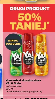 Koncentrat do saturatora YA! & Soda Cola promocja w Netto