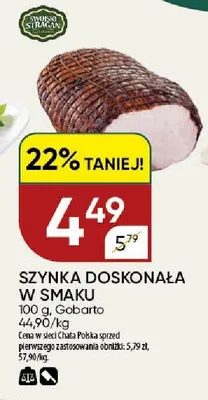 Szynka Doskonała w Smaku Gobarto promocja w Chata Polska