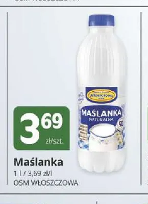 Maślanka naturalna OSM Włoszczowa promocja w Marketvita