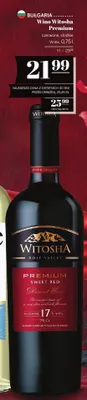 Wino Witosha Premium czerwone słodkie promocja w POLOmarket