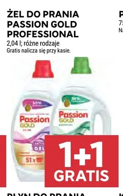 Żel do prania Passion Gold Professional promocja w Stokrotka