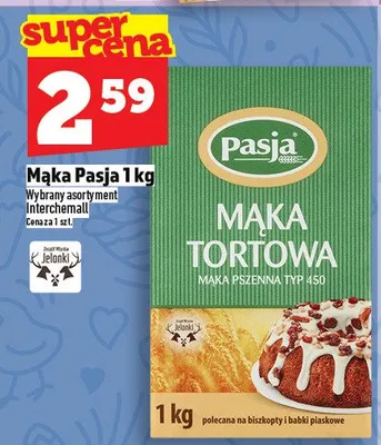 Mąka Pasja tortowa promocja w TOPAZ