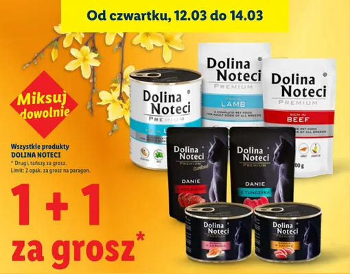 Wszystkie produkty Dolina Noteci 1+1 ZA 1 GROSZ promocja w Lidl