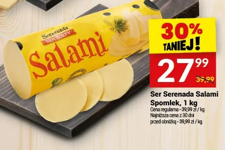 Ser Serenada Salami Spomlek promocja w Twój Market