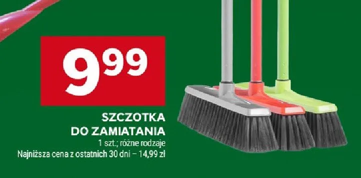 Szczotka do zamiatania promocja w Stokrotka