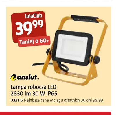 Lampa robocza LED Anslut promocja w Jula
