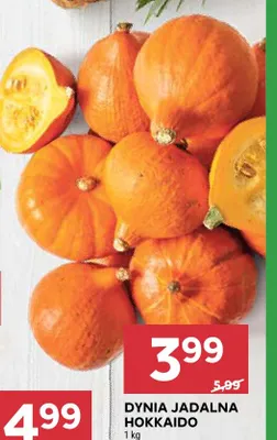 Dynia jadalna Hokkaido promocja w Stokrotka
